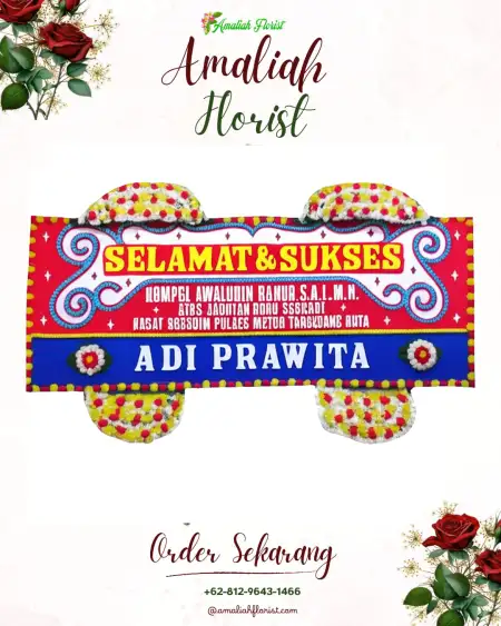 Papan Bunga Ucapan Selamat Wonosekar
